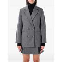 Sacouri A.P.C. Lucy Double-Breasted Wool Blazer Femei