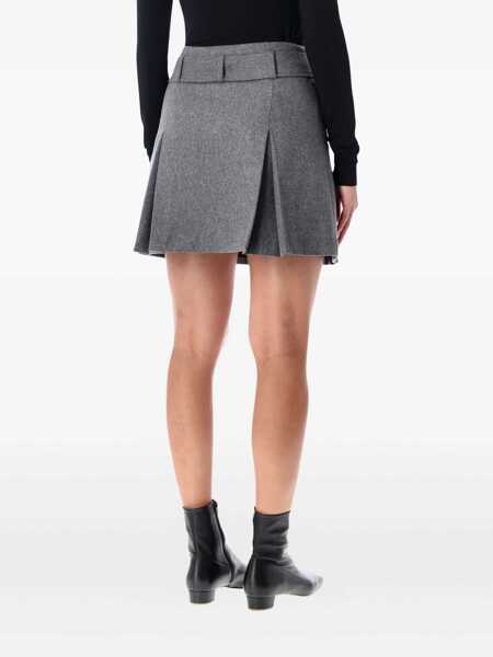Fuste A.P.C. A.P.C. Cecile Wool Mini Skirt HEATER GREY Femei (BM 19024254) 2