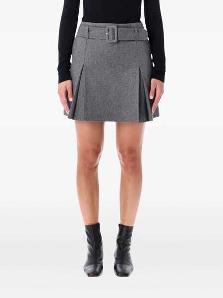 Fuste A.P.C. A.P.C. Cecile Wool Mini Skirt HEATER GREY Femei (BM 19024254) 1