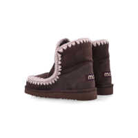 Pantofi cu toc Mou Dama - Pantofi cu toc Mou Mou Eskimo 18 Sheepskin Boots With Crochet Stitching MOCHA Femei (BM 19024272) - B-mall.ro