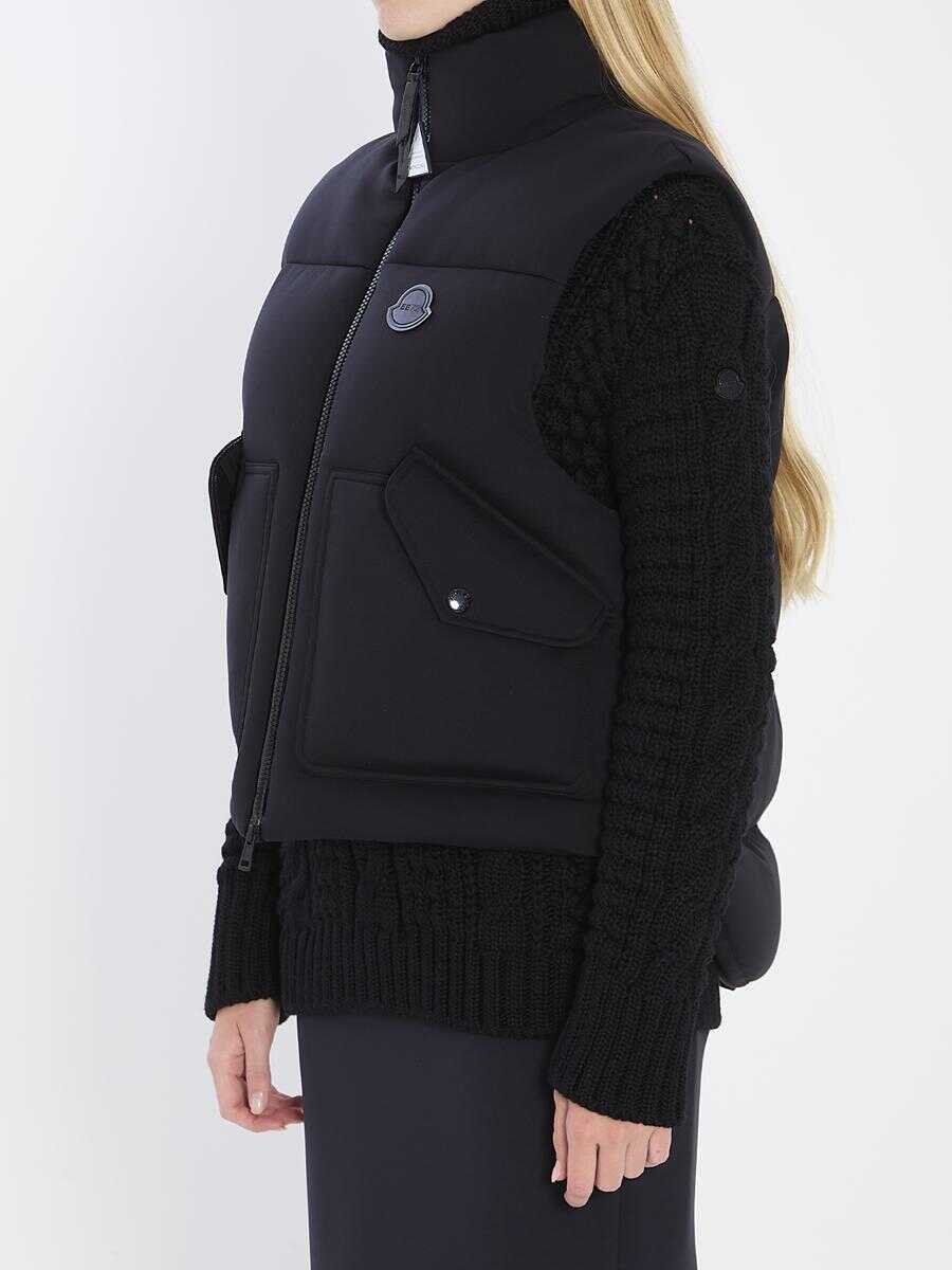 Geci MONCLER X EDWARD ENNINFUL Ee72 Otis Vest Black Femei (BM 19024455) 2