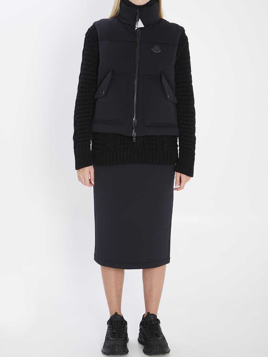 Geci MONCLER X EDWARD ENNINFUL Ee72 Otis Vest Black Femei (BM 19024455) 5