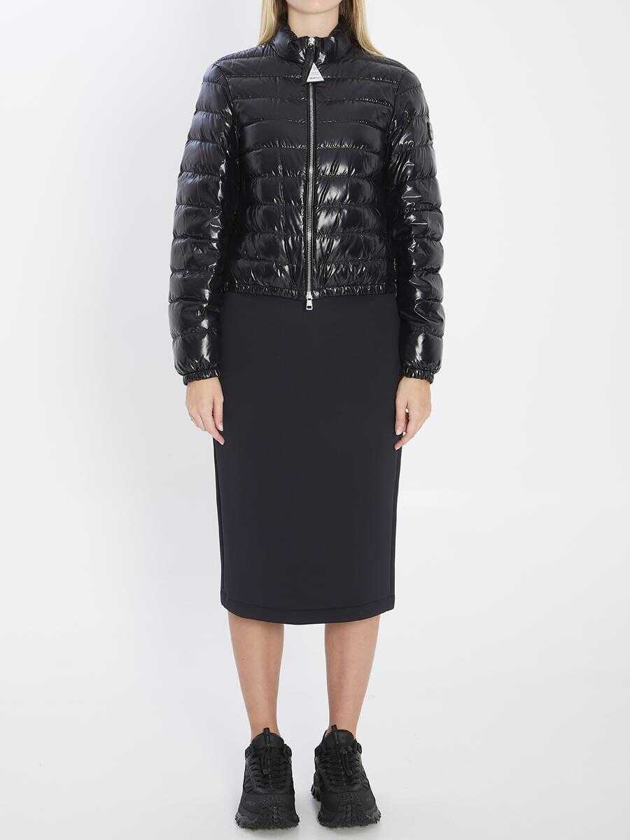 Geci MONCLER X EDWARD ENNINFUL Ee72 Knut Lightweight Puffer Jacket Black Femei (BM 19024668) 5