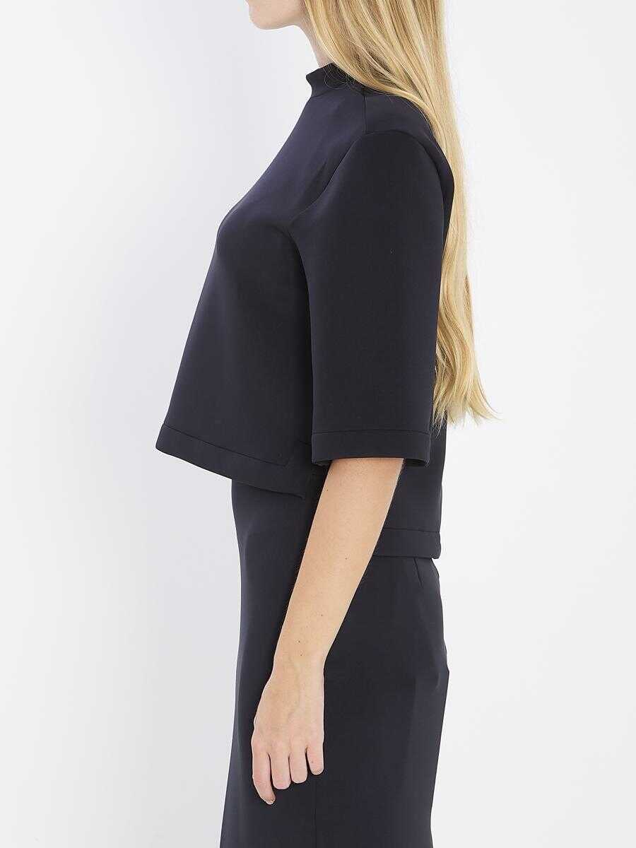 Pulovere MONCLER X EDWARD ENNINFUL Ee72 Short Sleeve Sweatshirt Black Femei (BM 19024671) 3