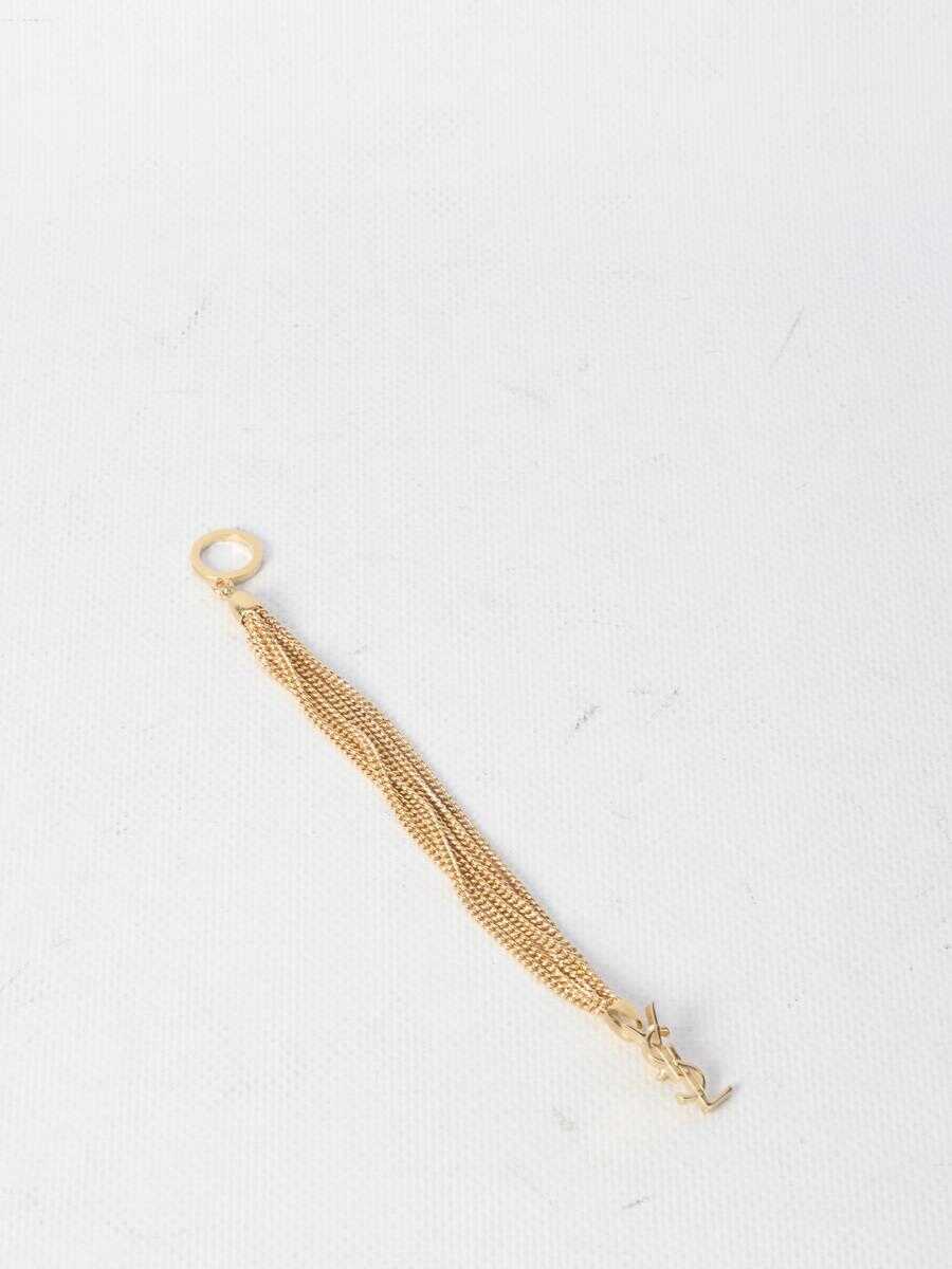 Bratari Saint Laurent Chain Bracelet With Cassandre GOLD Femei (BM 19024764) 1