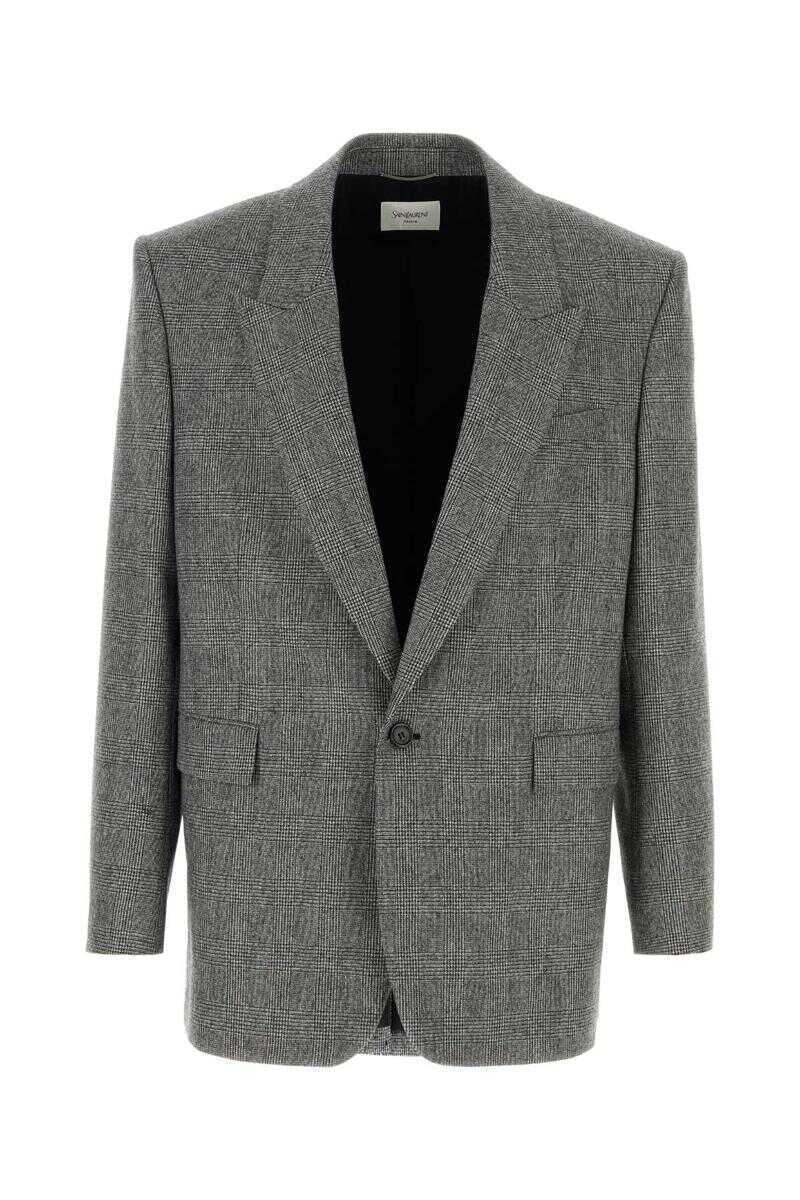 Geci Saint Laurent Saint Laurent Jackets And Vests NOIRCRAIE Barbati (BM 19025064) 1