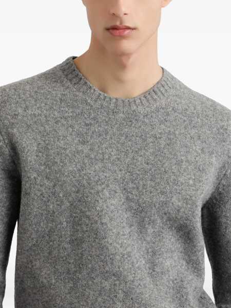 Pulovere Dolce & Gabbana Dolce & Gabbana Long-Sleeved Crewneck Sweater  Origin: Italy  Features Gray Long Sleeves Crewneck Ribbed Collar Ribbed Cuffs... (BM 19025214) 4