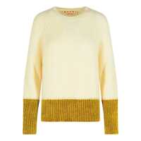 Pulovere Marni Sweater With Contrasting Hem Femei