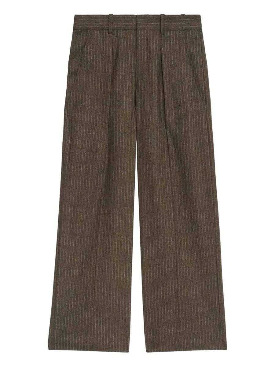 Pantaloni casual Isabel Marant Isabel Marant Lisetta Pants BROWN Femei (BM 19025301) 1
