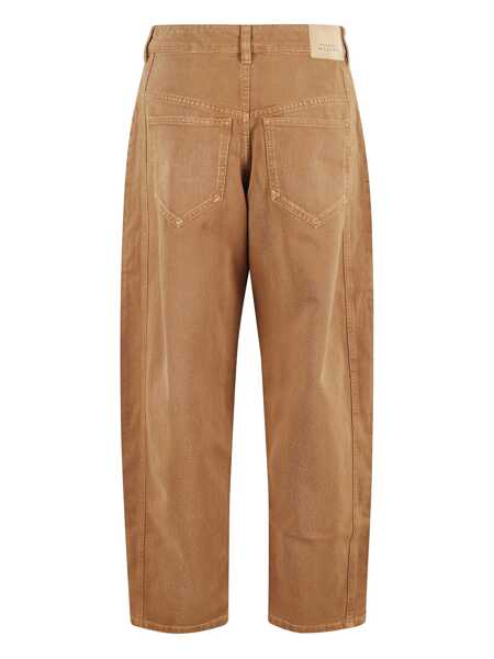 Pantaloni casual Isabel Marant Isabel Marant Side-Seam Jeans Beige Femei (BM 19025307) 2