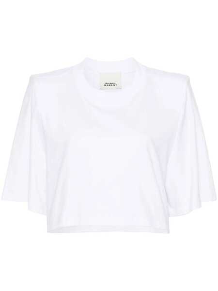 Tricouri Isabel Marant Isabel Marant Zaely Embroidered T-Shirt Black Femei (BM 19025313) 1