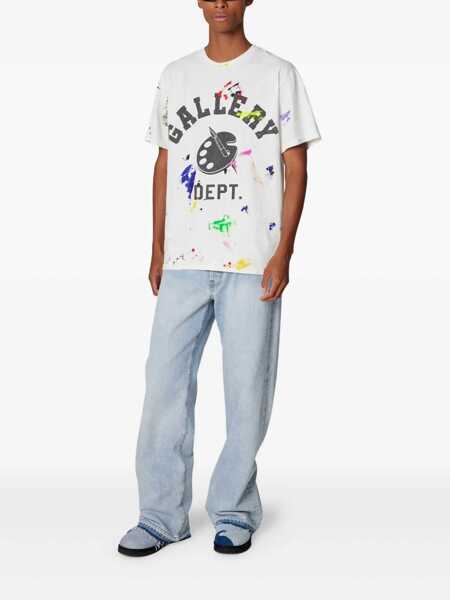 Topuri GALLERY DEPT. Gallery Dept. T-Shirts & Vests WHITE Barbati (BM 19025550) 2