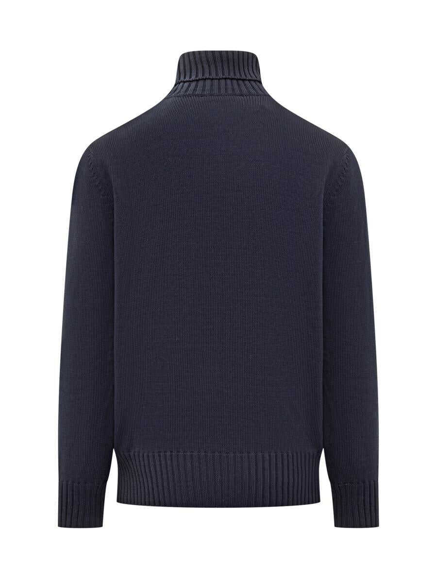 Pulovere Givenchy Givenchy Givenchy High Neck Sweater With Logo BLUE Barbati (BM 19025706) 2