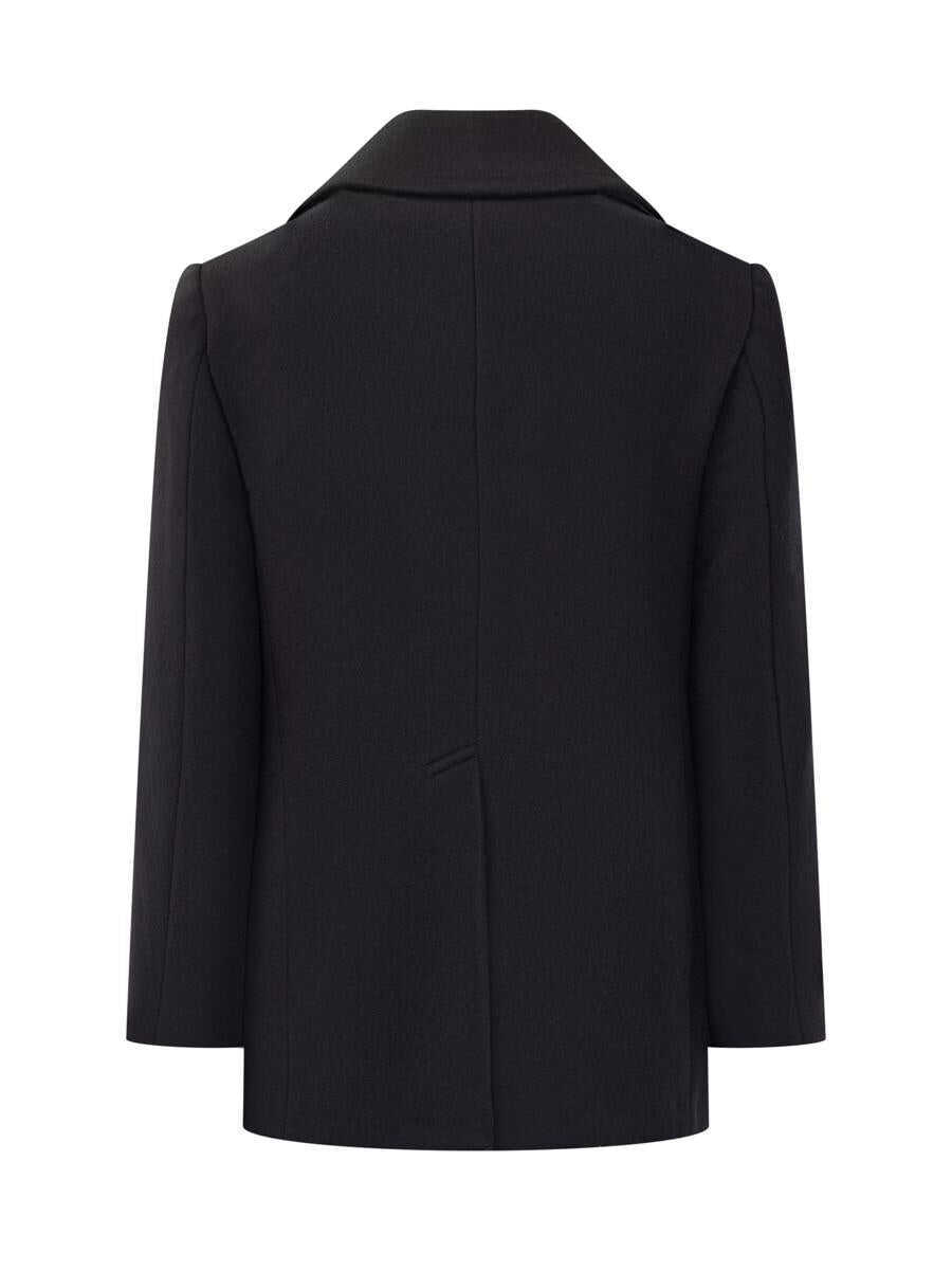 Paltoane Givenchy Givenchy Givenchy Wool Double-Breasted Coat BLUE Barbati (BM 19025721) 2
