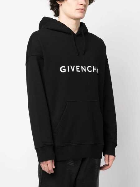 Bluze de trening Givenchy Givenchy Cotton Hoodie Black Barbati (BM 19025730) 3