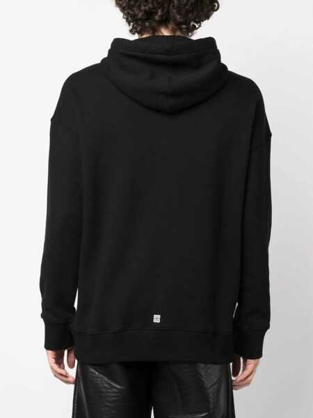Bluze de trening Givenchy Givenchy Cotton Hoodie Black Barbati (BM 19025730) 4