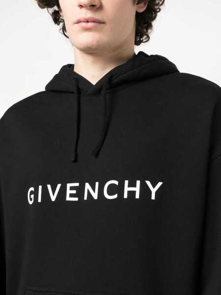 Bluze de trening Givenchy Givenchy Cotton Hoodie Black Barbati (BM 19025730) 5