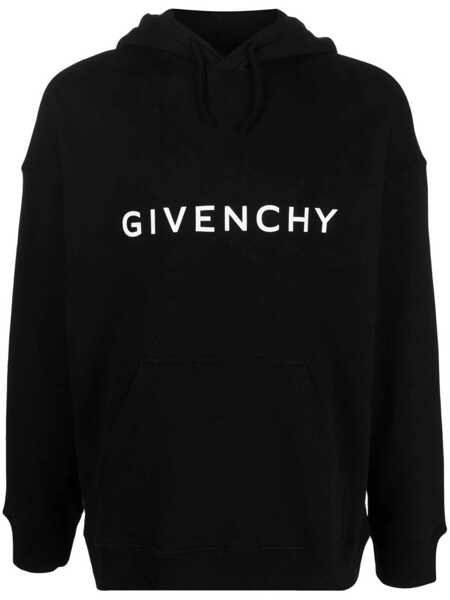 Bluze de trening Givenchy Givenchy Cotton Hoodie Black Barbati (BM 19025730) 1