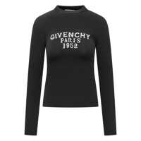 Pulovere Givenchy Givenchy Givenchy Black Sweater With Embroidered Logo