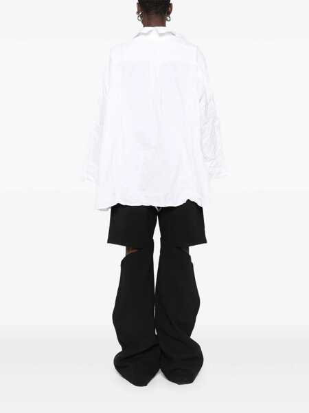 Camasi DANIELA GREGIS Daniela Gregis Cotton Shirt WHITE Femei (BM 19025769) 4