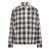 DES_PHEMMES Des_Phemmes Des Phemmes Shirt In Plaid With Rhinestones Black