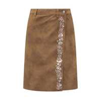 Fuste Des_Phemmes Des Phemmes Skirt With Jeweled Applications Femei