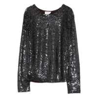 Topuri P.A.R.O.S.H. Sequined Top Femei