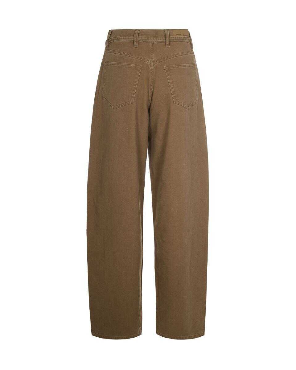 Pantaloni casual Samse Samse Samse Samse Pants WASHED OTTER Femei (BM 19026228) 2
