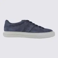Sneakers Hogan Navy Blue Leather Sneakers Barbati