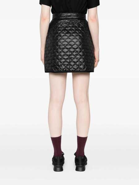 Fuste Moncler Moncler Padded Mini Skirt With Quilted Pattern. BLUE Femei (BM 19026807) 4