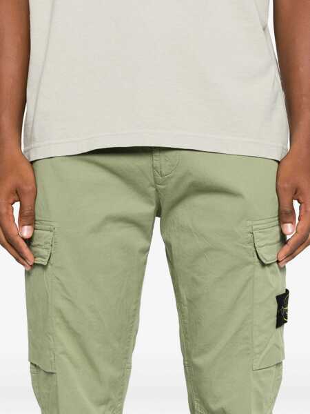 Pantaloni Stone Island Stone Island Pant Regular Tapered Clothing V0055 SAGE Barbati (BM 19026846) 5