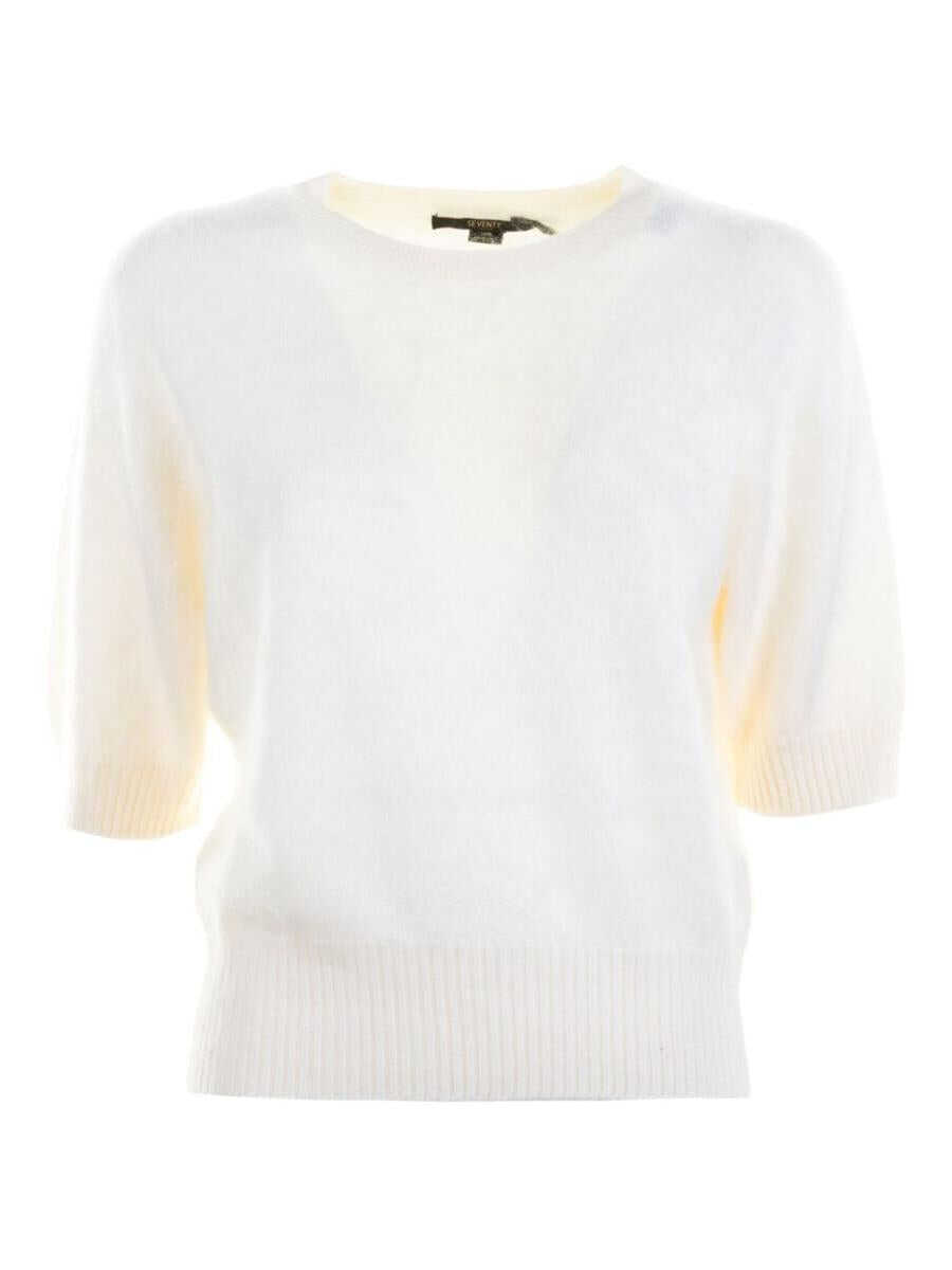 Topuri SEVENTY Seventy T-Shirts And Polos Beige Femei (BM 19027083) 1