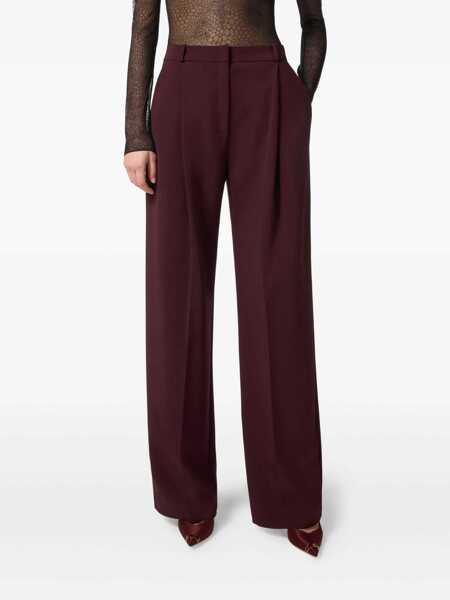 Pantaloni casual Elisabetta Franchi Elisabetta Franchi Trousers Red Femei (BM 19027182) 4