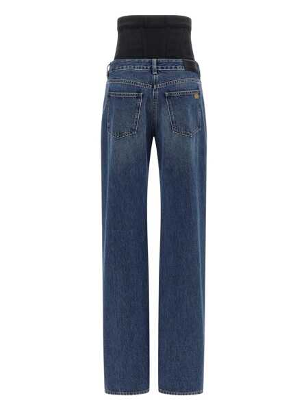 Blugi Elisabetta Franchi Elisabetta Franchi Bustier Insert Jeans BLUE Femei (BM 19027209) 2