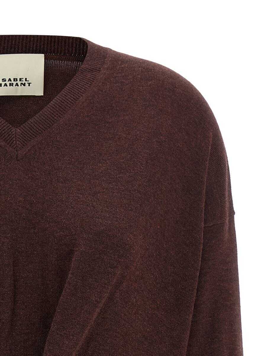 Pulovere Isabel Marant Isabel Marant Chiraz Sweater Red Femei (BM 19027224) 3