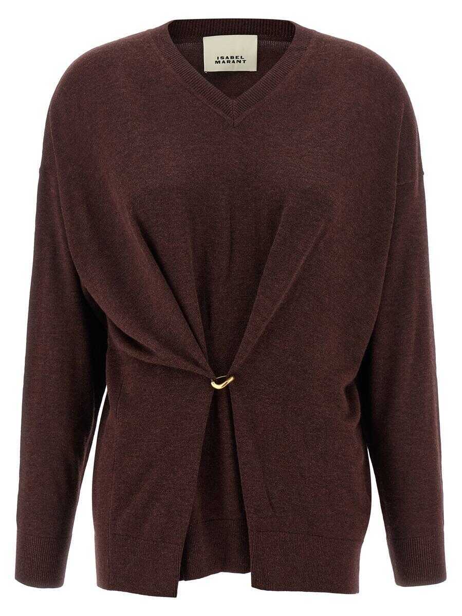 Pulovere Isabel Marant Isabel Marant Chiraz Sweater Red Femei (BM 19027224) 1