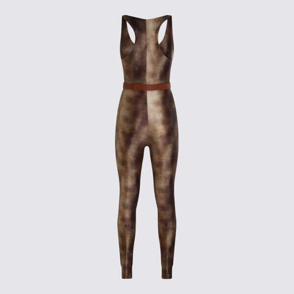 Pulovere Elisabetta Franchi Elisabetta Franchi Brown Jumpsuit LIZARD Femei (BM 19027542) 2