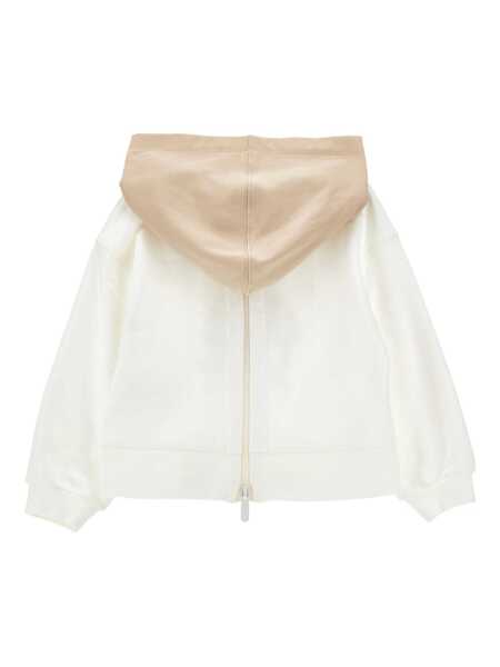 Bluze de trening Monnalisa HOODIE AND JOGGER SET White Fete (BM 19027869) 3