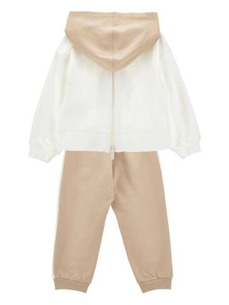 Bluze de trening Monnalisa HOODIE AND JOGGER SET White Fete (BM 19027869) 4