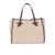 MARCELLA GIANNI CHIARINI LEATHER AND FABRIC BAG White