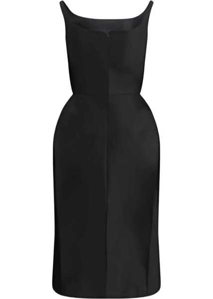 Rochii Magda Butrym Hip pad midi Dress BLACK Femei (BM 19028074) 2