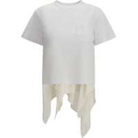 Tricouri Jersey T-shirt with Polyester detail Femei