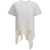 Sacai Jersey T-shirt with Polyester detail OFFWHITE/ECRU