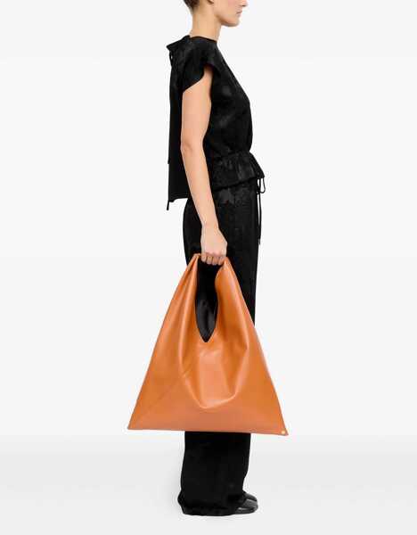 Genti de mana MM6 Maison Margiela Hand Bag Japanese Medium BROWN Femei (BM 19028134) 3