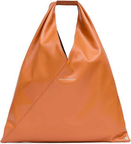 Genti de mana MM6 Maison Margiela Hand Bag Japanese Medium BROWN Femei (BM 19028134) 4