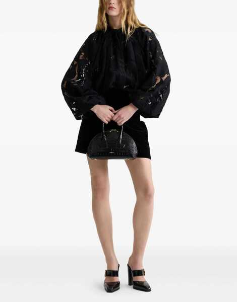 Bluze Patou Lace Balloon Blouse BLACK Femei (BM 19028137) 2