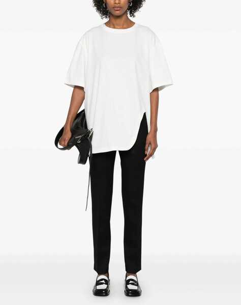 Tricouri THE ATTICO Cotton T-Shirt WHITE Femei (BM 19028146) 2