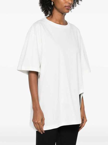 Tricouri THE ATTICO Cotton T-Shirt WHITE Femei (BM 19028146) 3