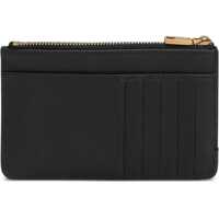 Portofele Dama - Portofele Dolce & Gabbana Calfskin Plong Card Holder BLACK Femei (BM 19028158) - B-mall.ro