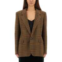 Sacouri office Prince Of Wales Wool Jacket Femei